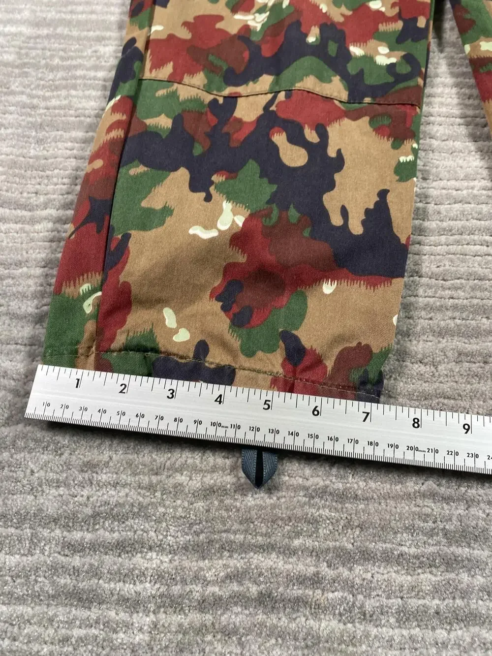 Vintage SIRNA Pants Mens 30x30 Multicolor Camo Cargo Canvas Army Workwear 80s